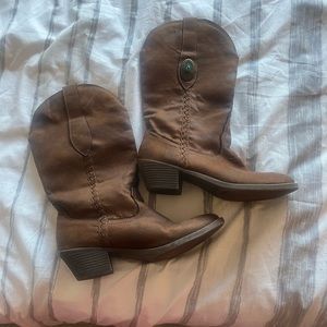 Cowboy boots (worn one time)